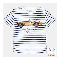 CAMISETA M/C RAYAS COCHE