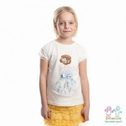 CAMISETA M/C NIÑA CON FALDA