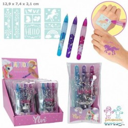Ylvi bolígrafos de gel purpurina para tattos