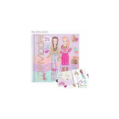 Cuaderno con calcomanías TOPModel Dress me URBAN JUNGLE