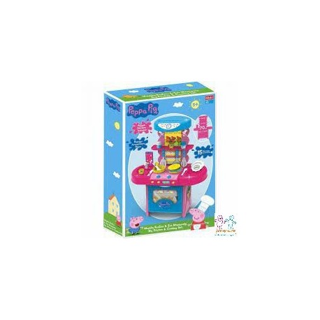 COCINA MEGA PEPPA PIG 15 PZAS.