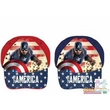 GORRA INFANTIL CAPITAN AMERICA T 54-56